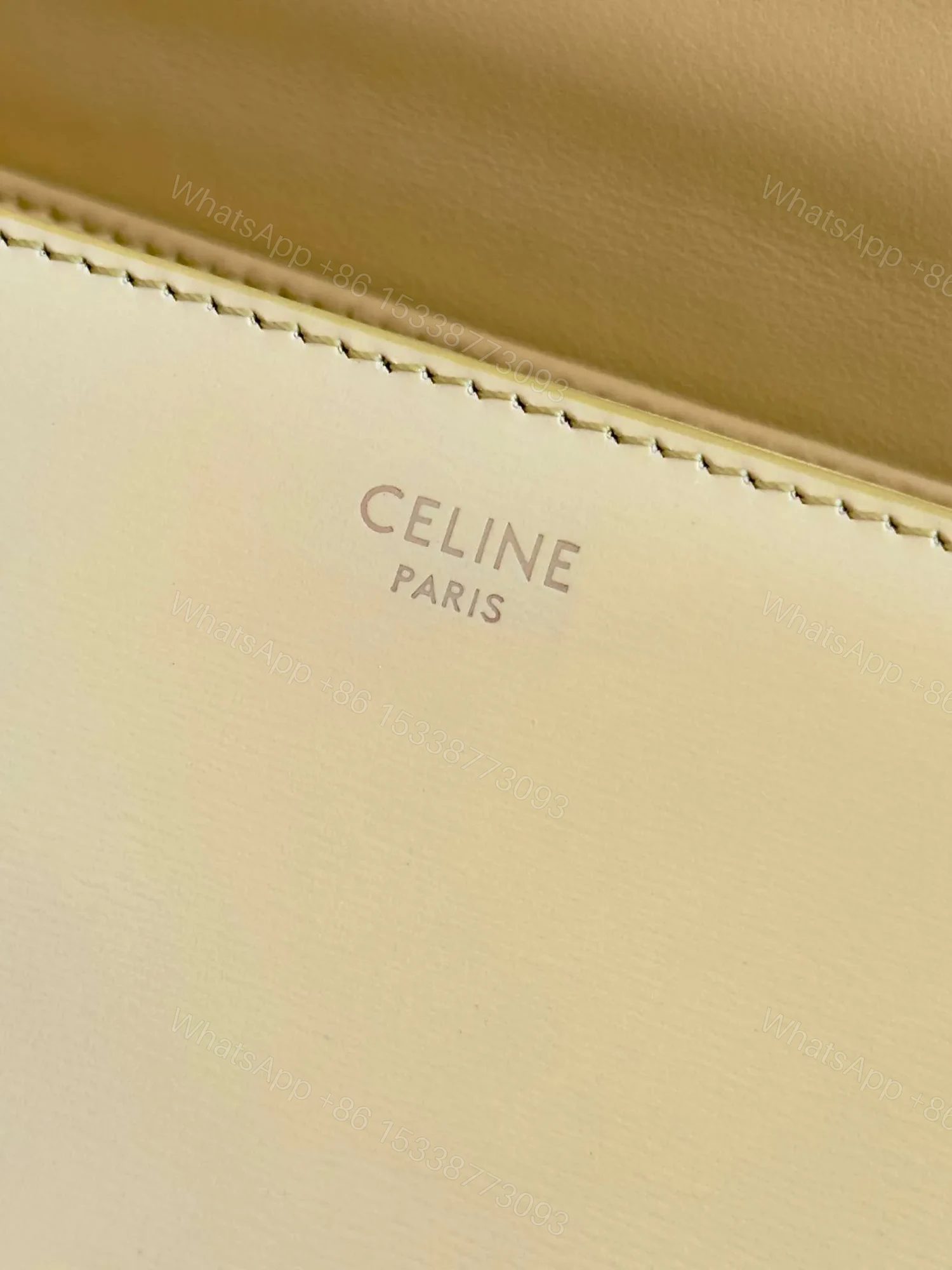 View 7 of Celine Mini Handbag Orange Yellow Super Quality Smooth Leather 19cm