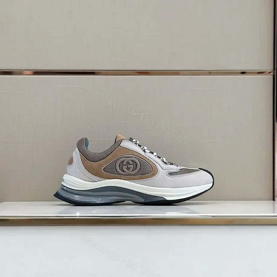 View 2 of GUCCI RUN TRAINER SNEAKERS IN GREY – GC165