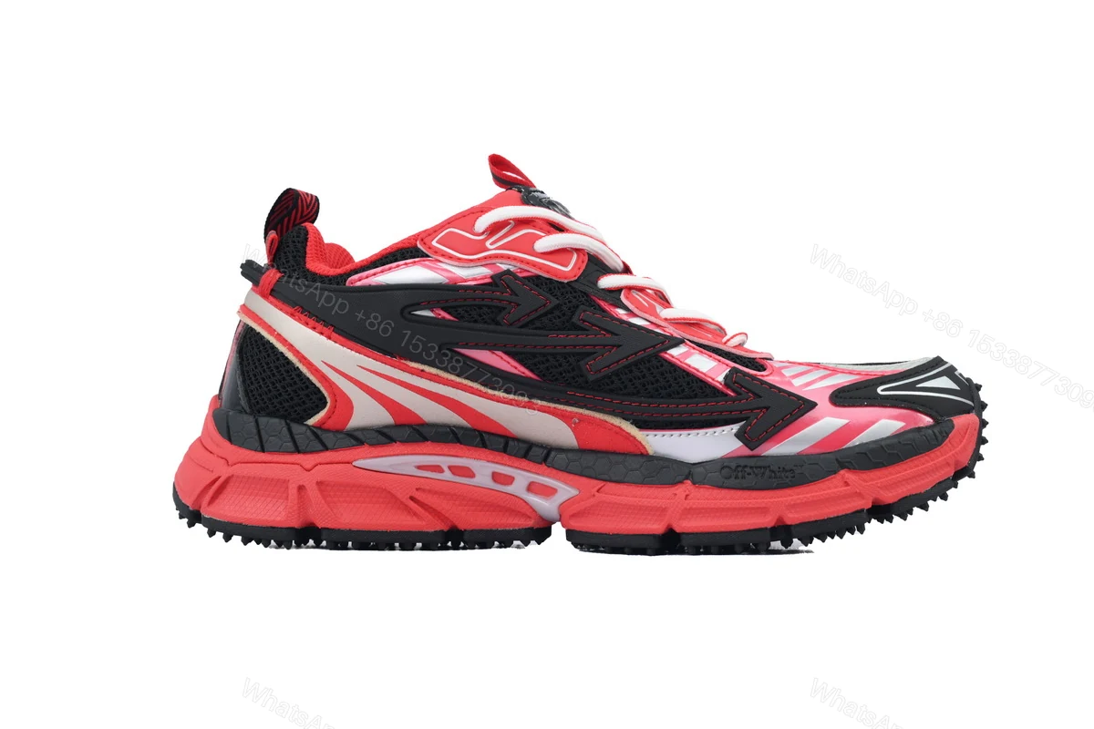 OFF-WHITE Out Of Black Red OMIA295V24 FAB00 11025 — view 2