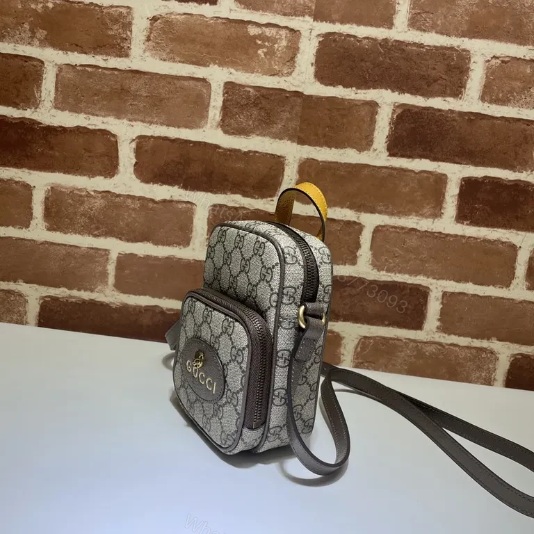 View 2 of G GG Supreme Compact Crossbody Backpack: Luxe Mini Style