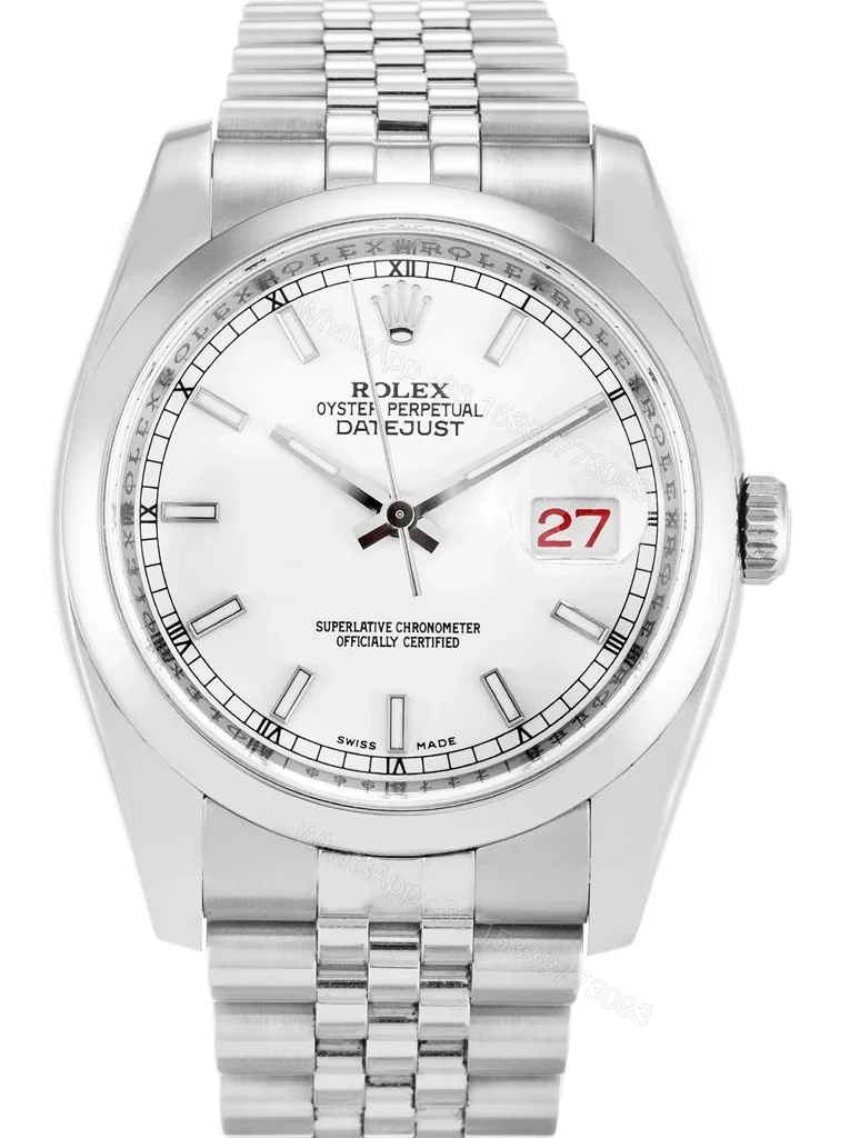 Replica Rolex Datejust White Dial 116200 36 mm — view 1