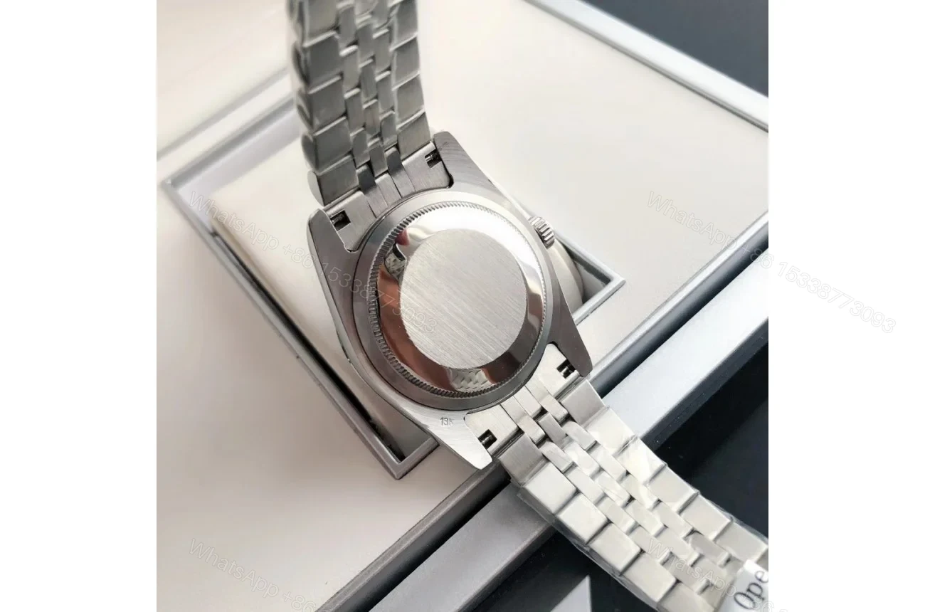 View 5 of Replica Rolex Datejust SS/SS Jub Grey/Rmn 36/28 mm