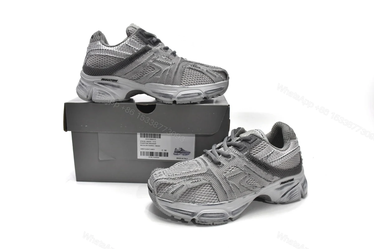 View 2 of Balenciaga Phantom Sneaker Grey 679339 W2E91 1715