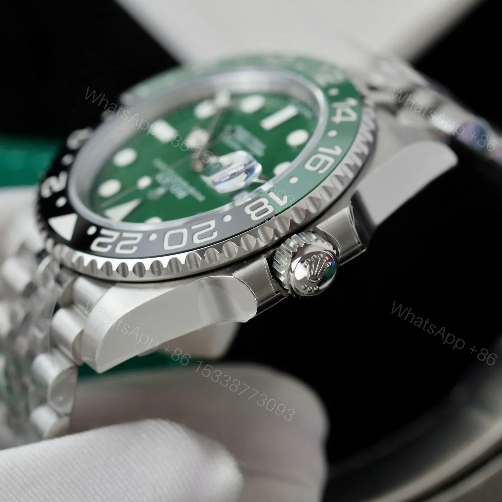 View 3 of Superclone Rolex GMT-Master II 40 mm 126729VTNR Jubilee “Absinthe”
