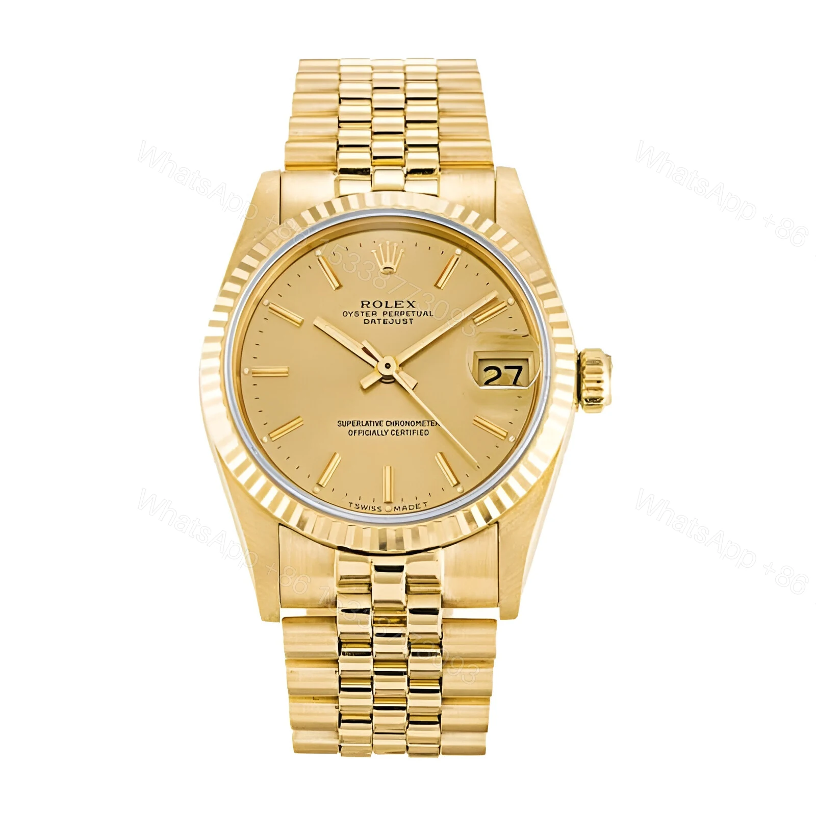 Rolex Datejust Champagne Dial Replica — view 1