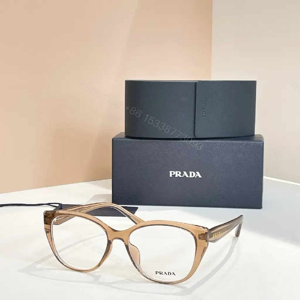 View 3 of Textured Prada Frames: Durable Tortoishell Round Eyewear