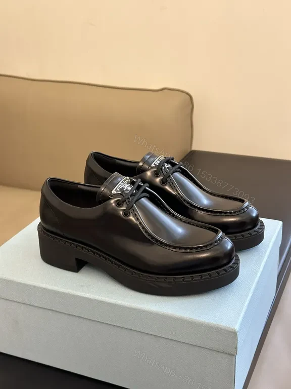 View 9 of Polished Moccasin-Style Sneakers: Luxe Prada-Inspired Comfort