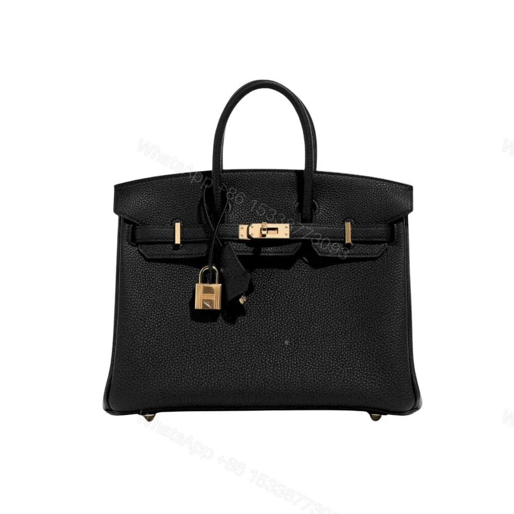 Hermes Birkin 25 Bag Togo Black 25Cm — view 1