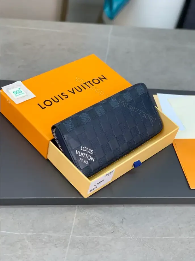 View 2 of LV ZIPPY VERTICAL WALLET DAMIER INFINI LEATHER – LBV402