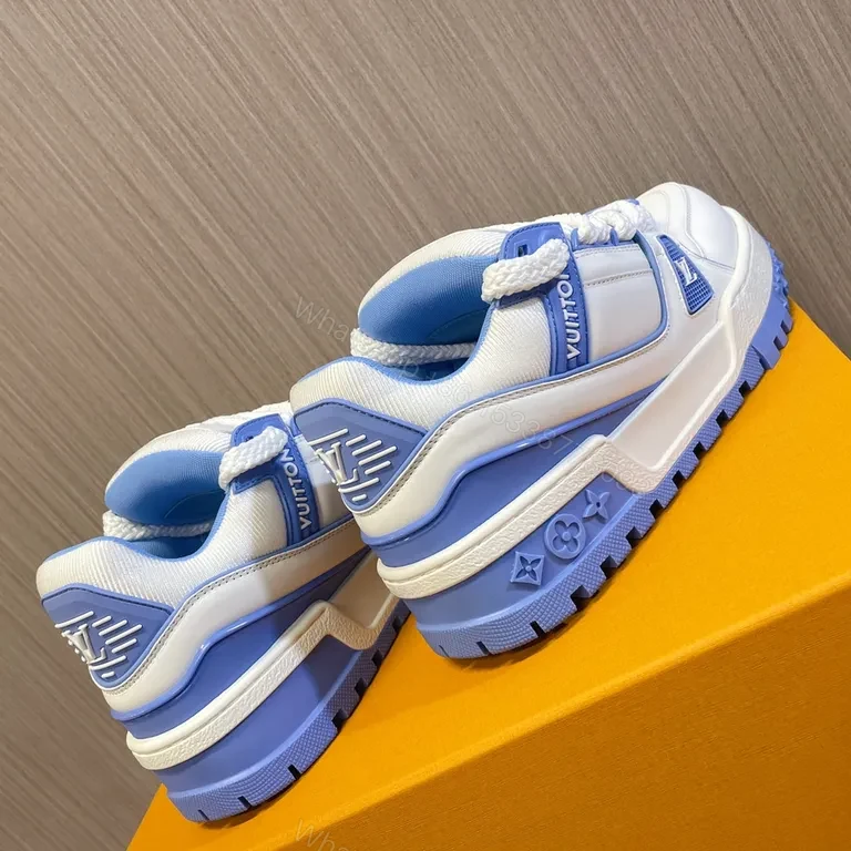 View 6 of Chic Tech-Texture LV-Inspired Sneaker: Cloud Comfort