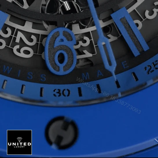 View 7 of Hublot Blue Watch Replica