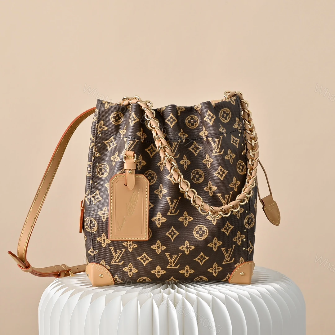 LV 原單 Monogram鏈條肩背包 女士斜挎手提包 — view 1