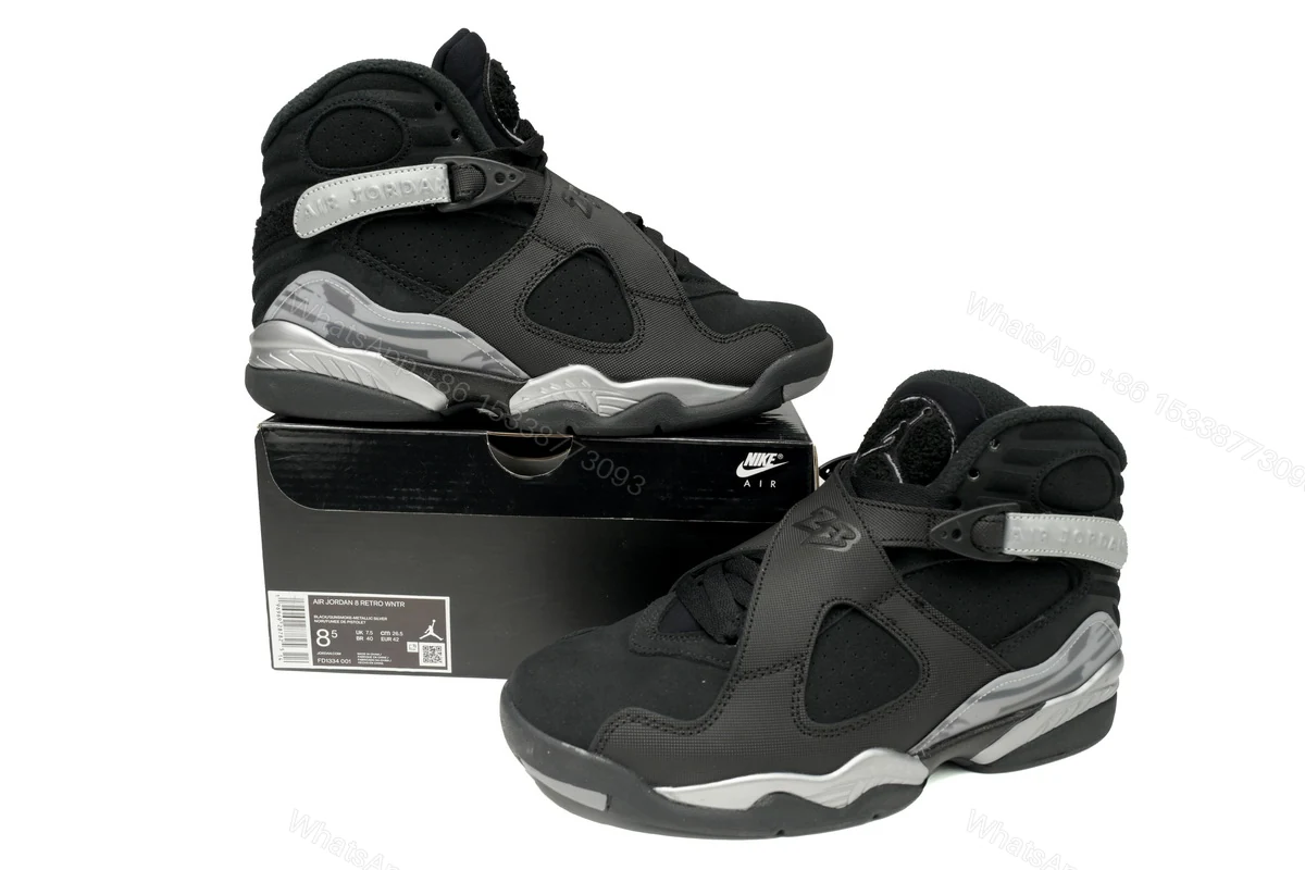 Air Jordan x OVO Nike AJ VIII 8 Black Ash FD1334-001 — view 2