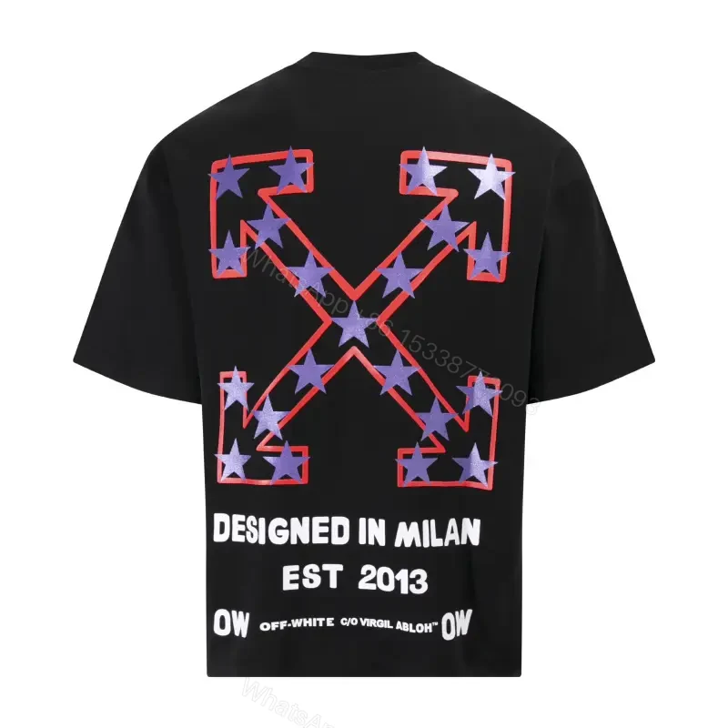 View 4 of Off-White Tee + Cotton Jersey + Modern Minimal + Subtle Chest Logo + T-Shirt