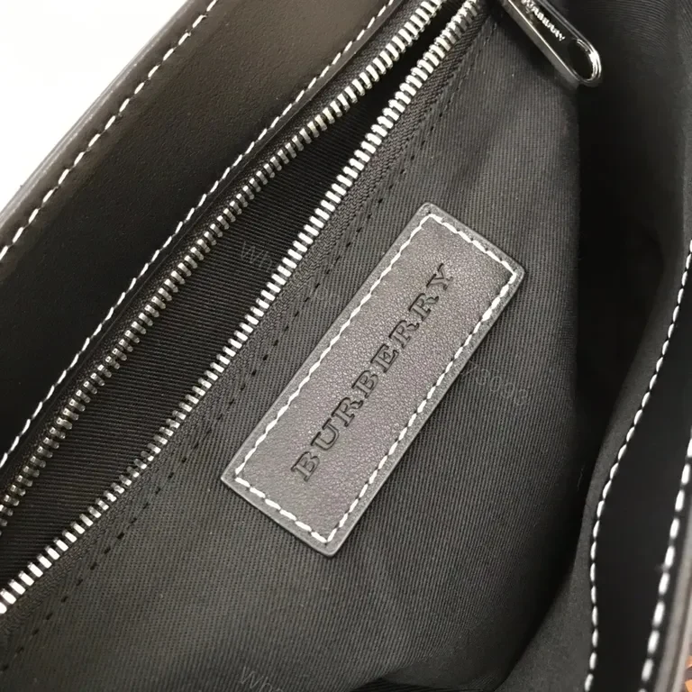 View 6 of Structured Plaid Messenger: Premium Crossbody with Signature Organization