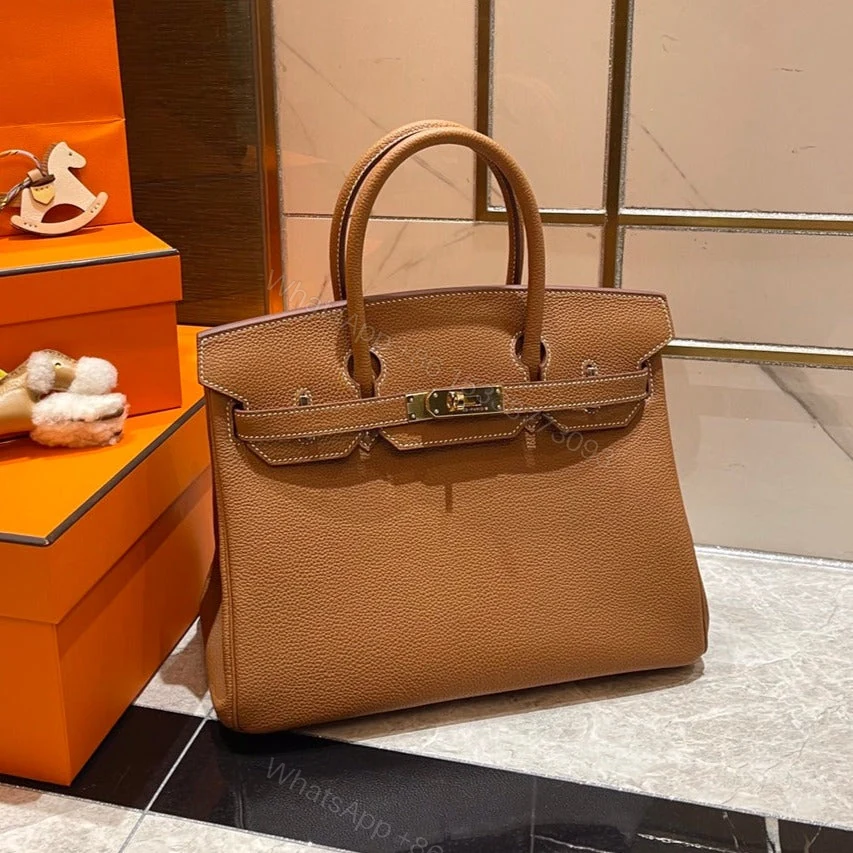 View 2 of HEMRES BIRKIN 30CM GOLD TOGO LEATHER GOLD HARDWARE