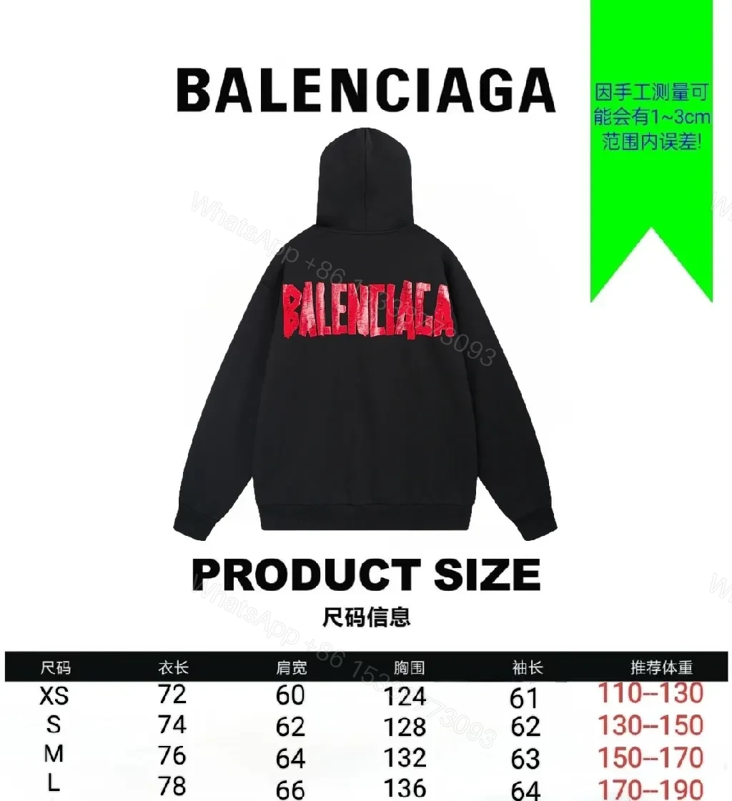 View 3 of Black Cotton Oversized Hoodie - Red Graphic, Luxe Streetwear Design