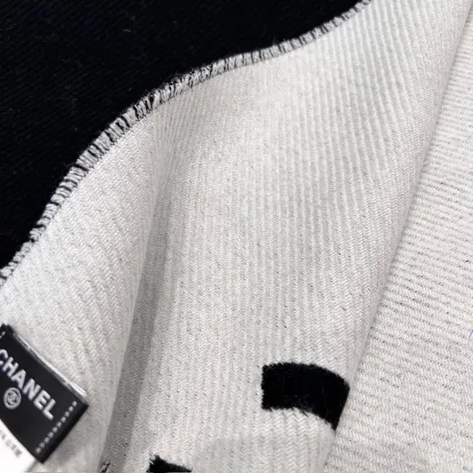 View 5 of Black-White Signature-Style Scarf Set: Luxe All-Season Comfort