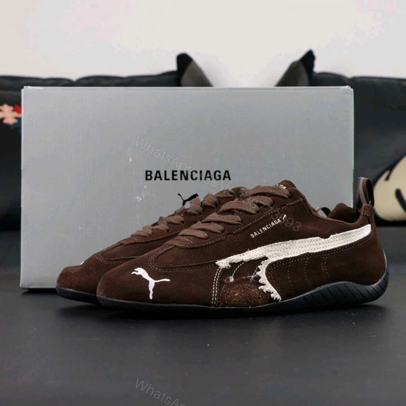 First Copy Balenciaga X Puma Speedcat Brown — view 1