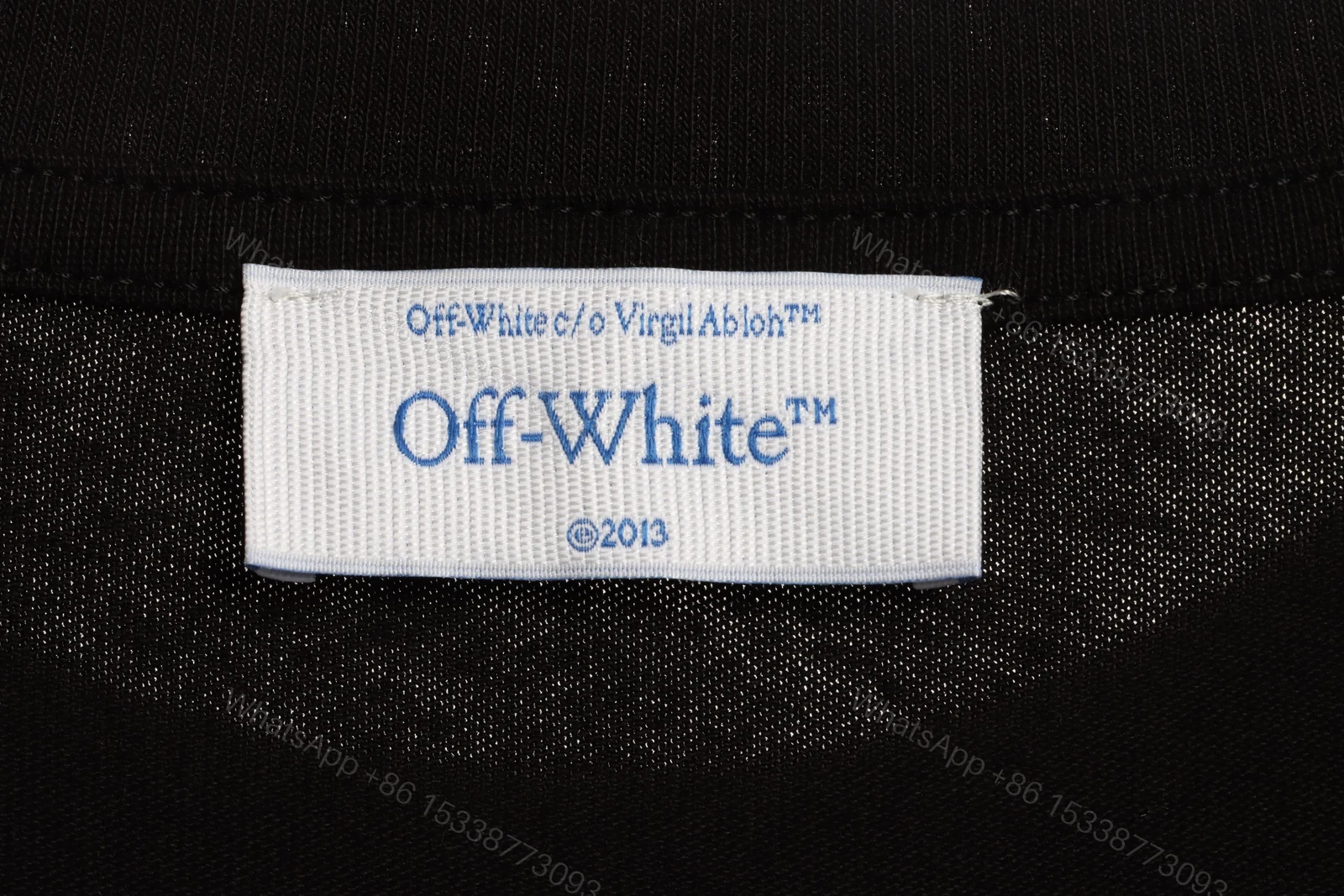 View 8 of Off-White 23 Digit Logo Black White T-Shirt