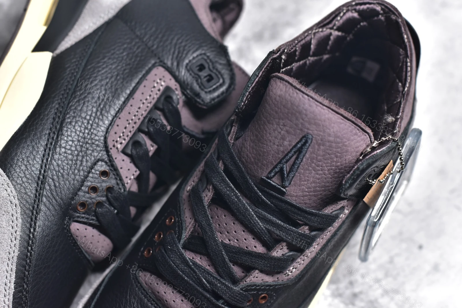 View 4 of A MA MANIERE x AIR JORDAN 3 RETRO Black Reps