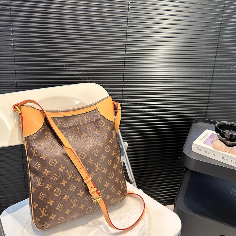 View 2 of LOUIS VUITTON MONOGRAM CANVAS ODEON PM BAG BROWN 29CM