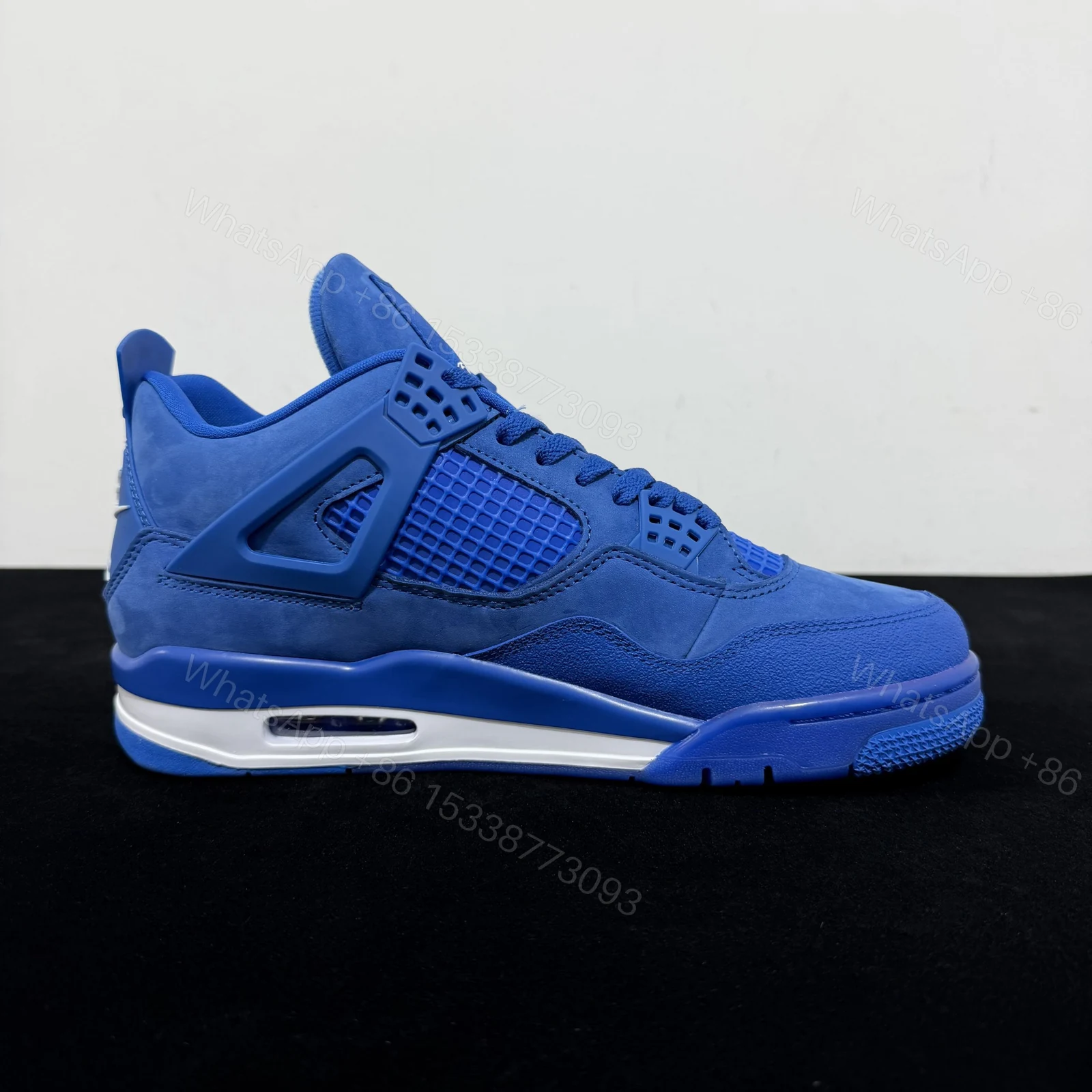 View 2 of Air Jordan 4 Retro Nigel Sylvester Brick by Brick Blue