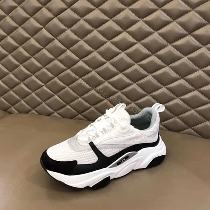 View 5 of B22 SNEAKER TECHNICAL MESH WITH AND CALFSKIN – CD115