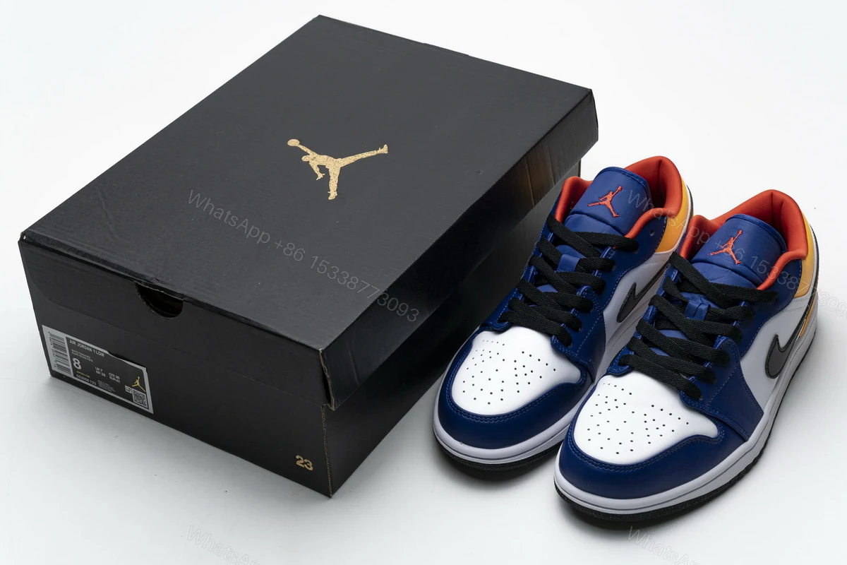 Air Jordan 1 Low Royal Yellow 553558-123 — view 2