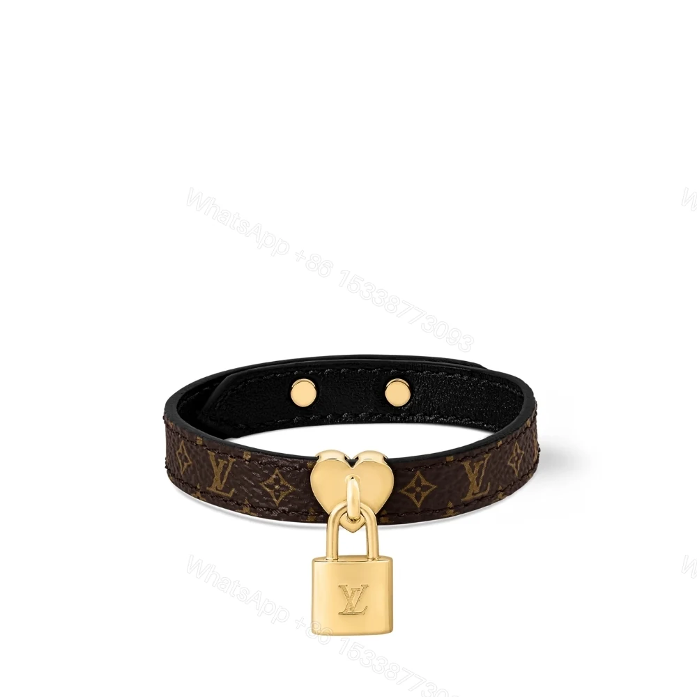 Louis Vuitton Lock Me In Love Bracelet Monogram Brown M4264Z — view 1