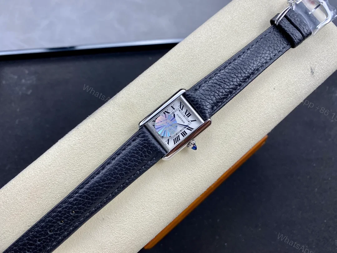 View 4 of Cartier Tank Must Extra Large Automatic Stainless Steel Silver WSTA0040