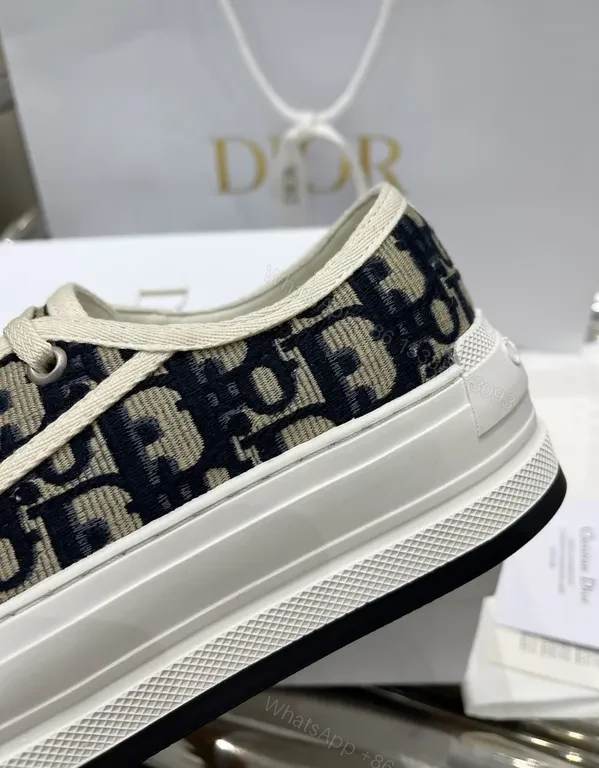 View 2 of Monochrome Dior Patterned Low-Top Sneakers: Couture Comfort