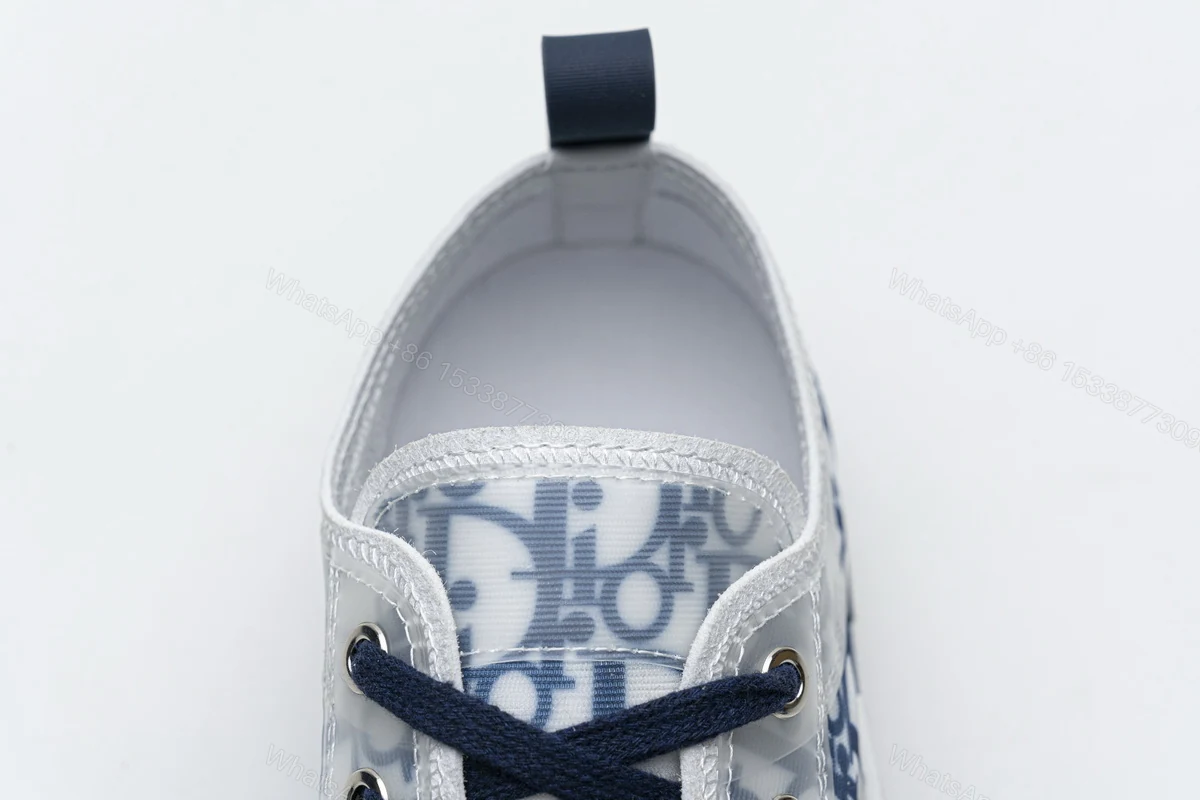 View 6 of Dior B23 HT Oblique Transparency LOW T00962H565 White Blue