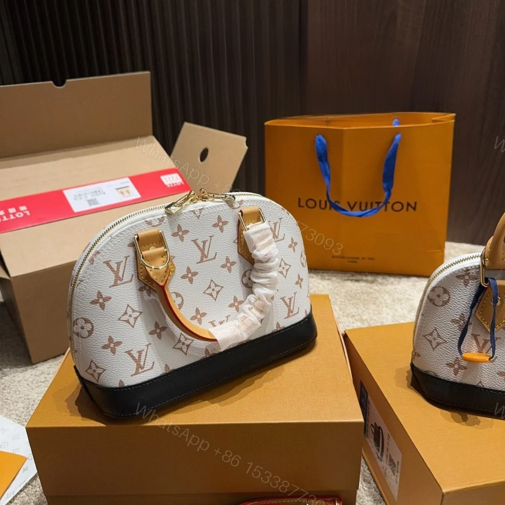 View 4 of Louis Vuitton Nano Alma Other Monogram Canvas Dune 23Cm M46895