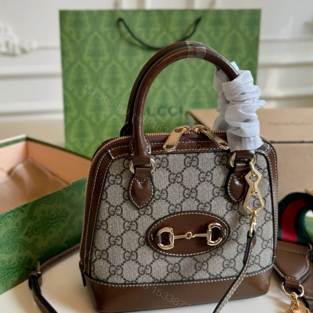 View 3 of Gucci Horsebit 1955 Beige Dark Brown 20Cm