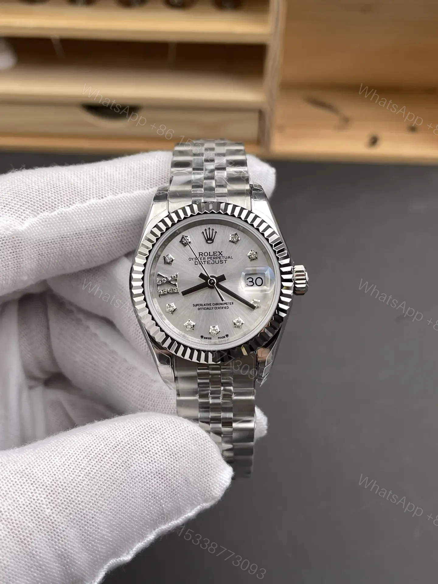Rolex Datejust 31 Stainless Steel Fluted Oyster Silver 178274-0025 — view 1