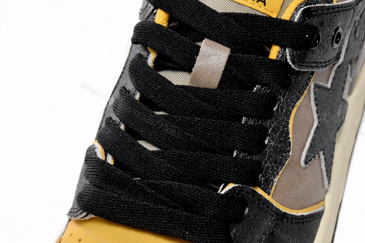 View 5 of Bape Sk8 Sta Low Make old Black and Yellow 1120-291-021(BapeSta)