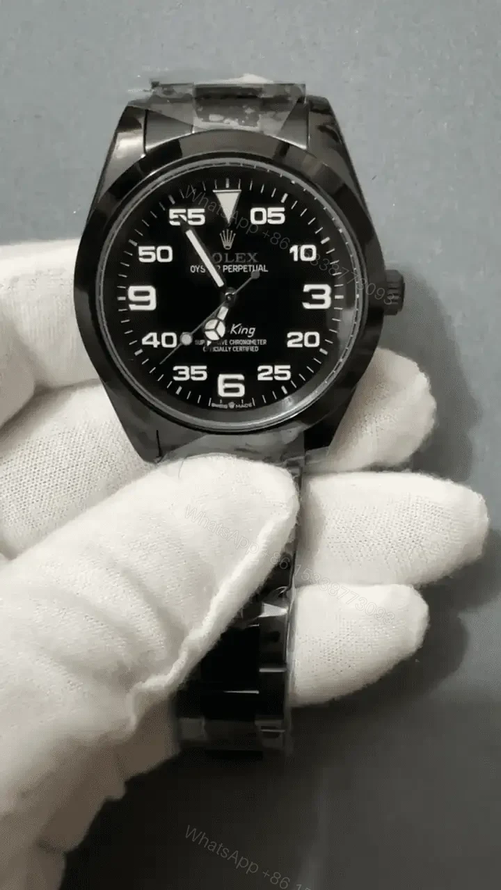 View 7 of Replica Rolex Air-King Black Dial 1454019
