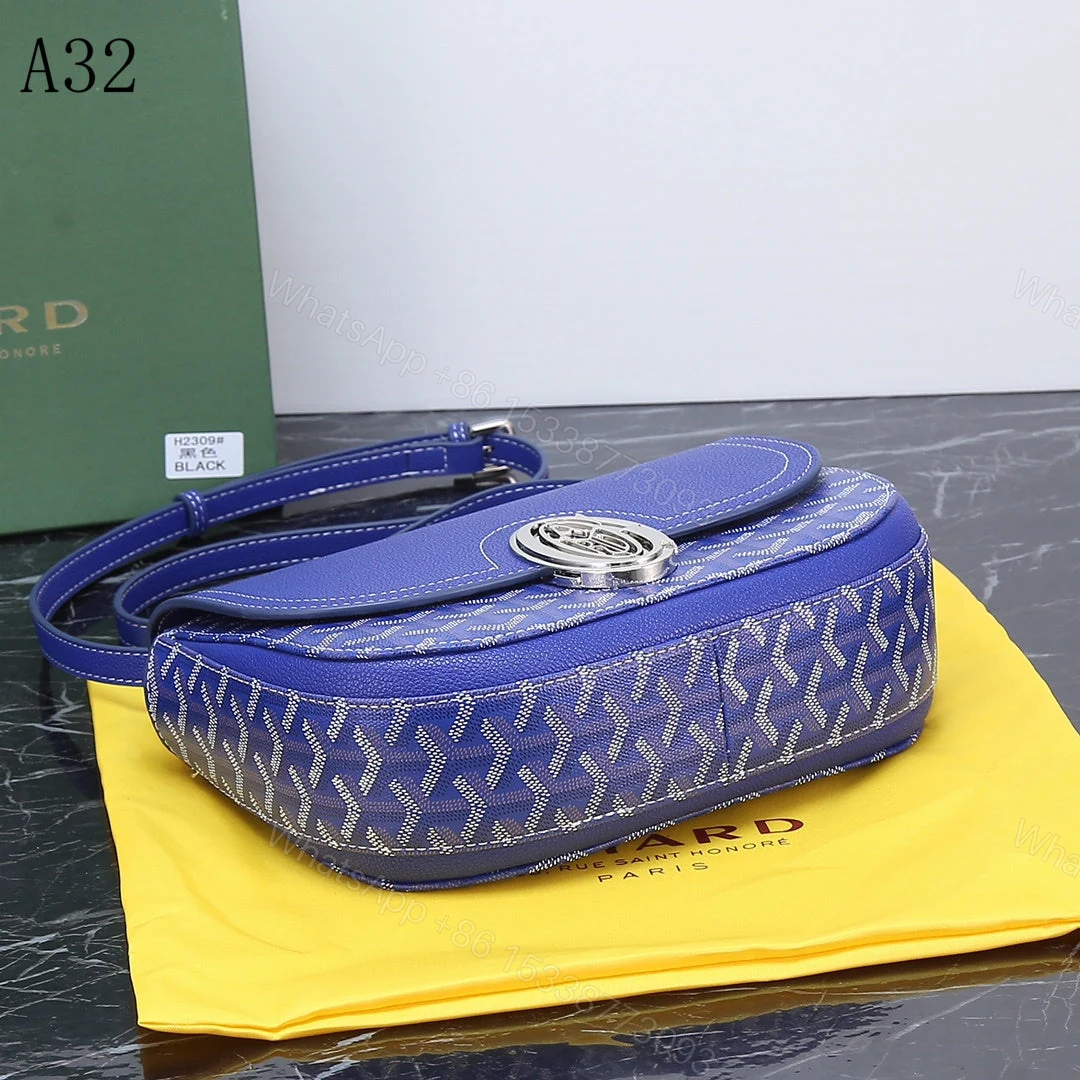 View 7 of GOYARD SEAL CLASP THE 233 BAG BLUE 25CM