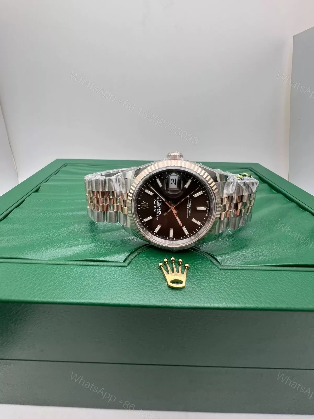 View 6 of Rolex Datejust Chocolate Dial 126231 Jubilee 36 mm