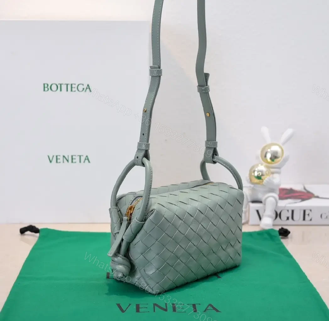 View 4 of Sage Weave Mini Bag: Textured, Compact, Everyday Luxe
