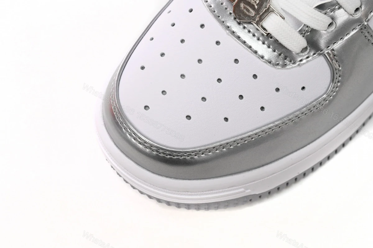 View 11 of A Bathing Ape Bape Sta Low Silver 1H73 191 921