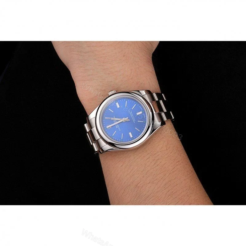 View 10 of Replica Rolex Oyster Perpetual Date Blue Dial REP016835 41 mm