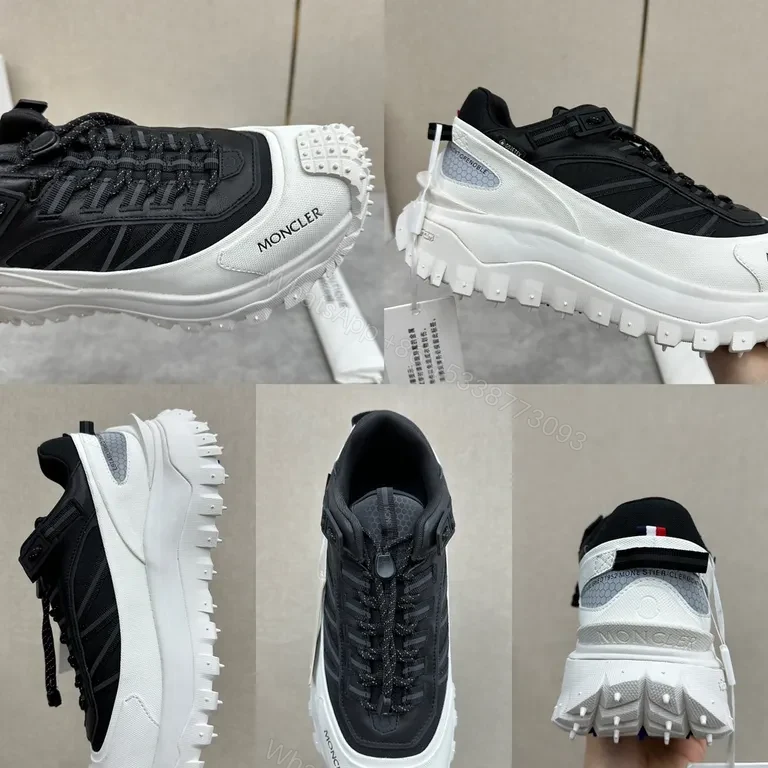 View 6 of Chunky Contrast Runner: Moncler-Textured Luxury High-Tops