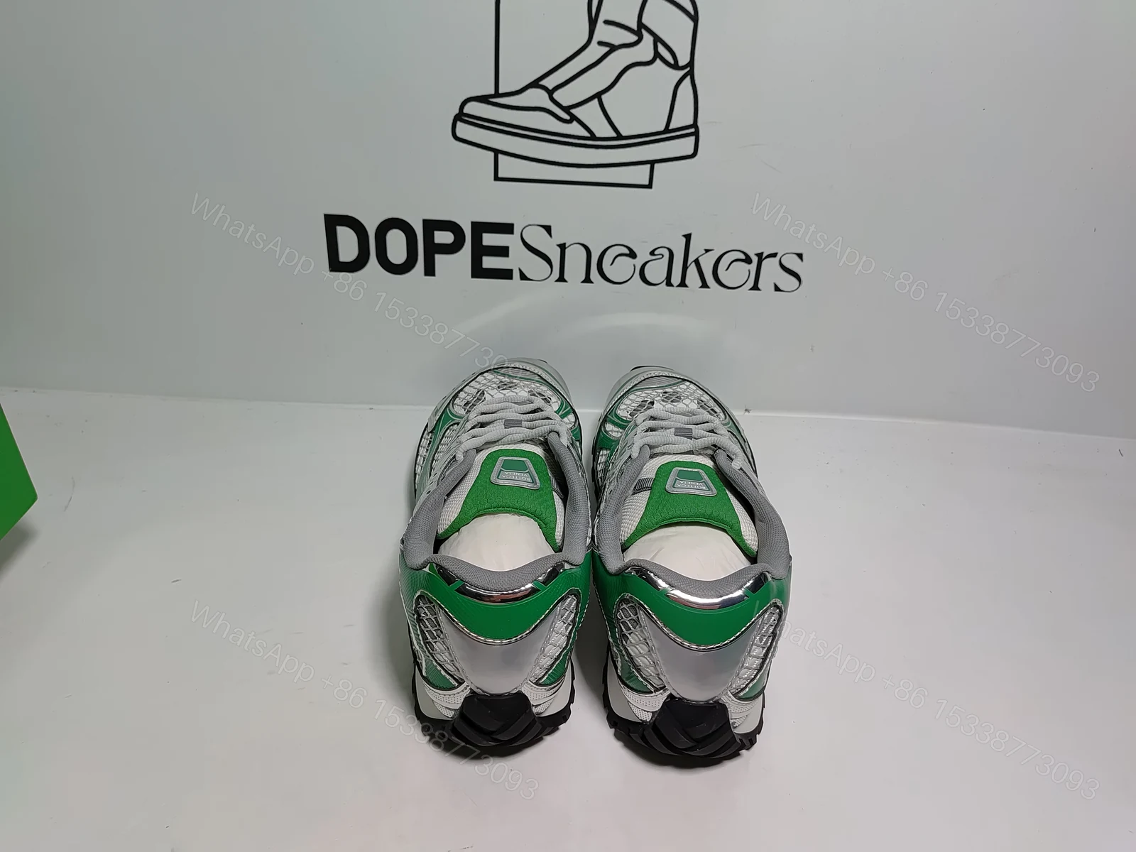 View 9 of Bottega Veneta Orbit Green Reps