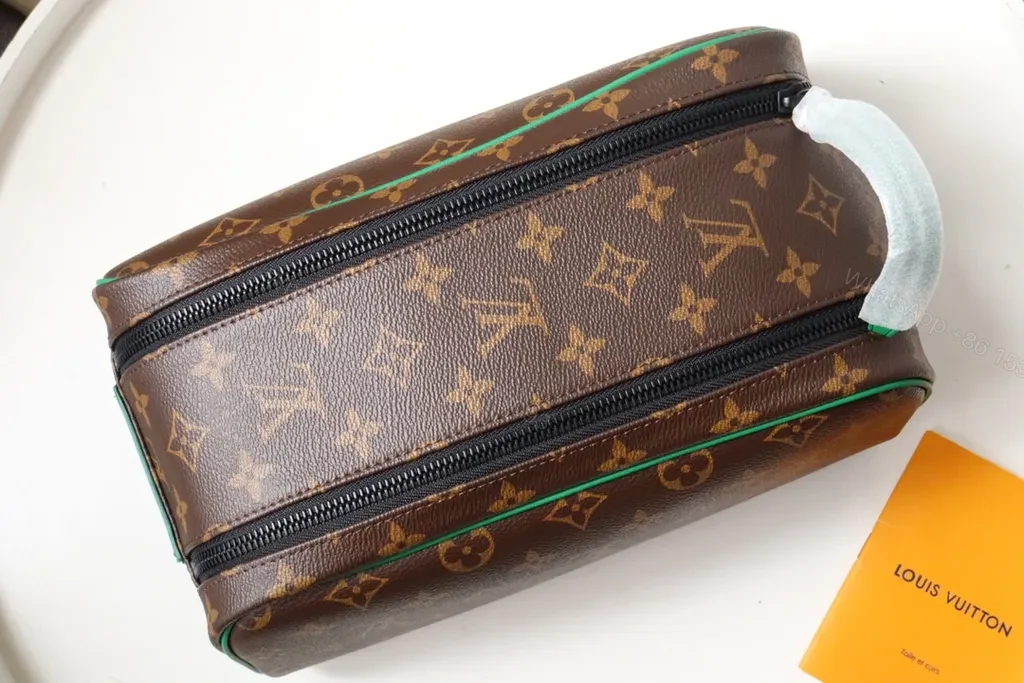View 5 of Compact Monogram Clutch: LV Green Edge Luxury Kit