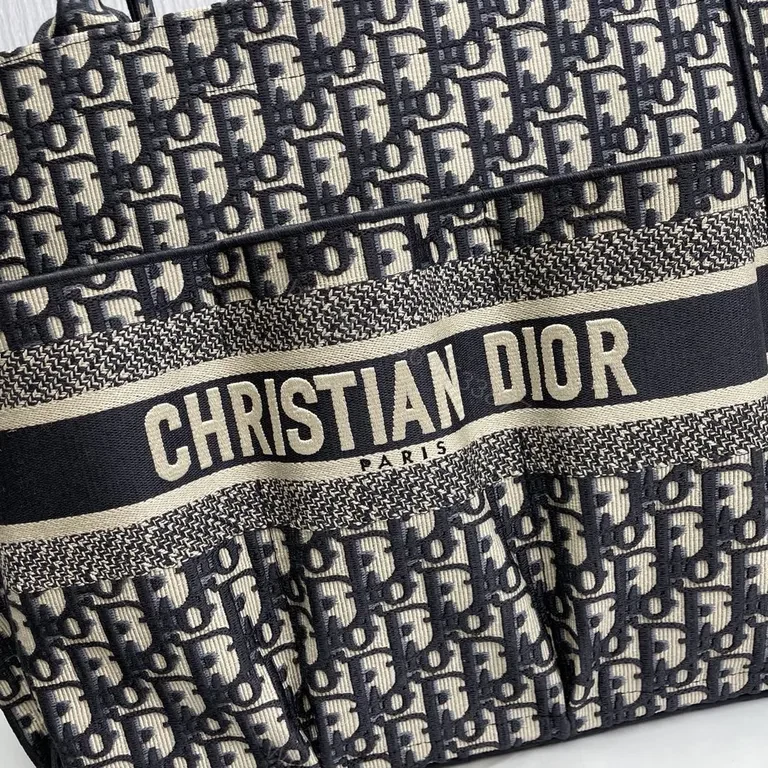 View 2 of Iconic Dior Monogram Tote: Luxe Everyday Briefcase Style