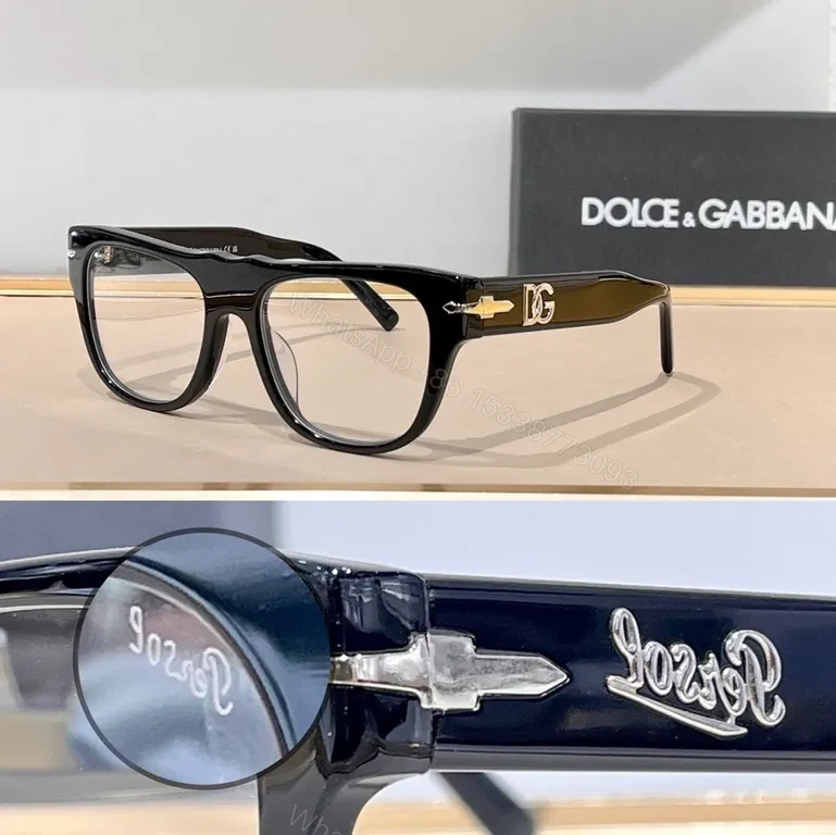 View 9 of Dolce & Gabbana Zebra-Templed Black Acetate Sunglasses