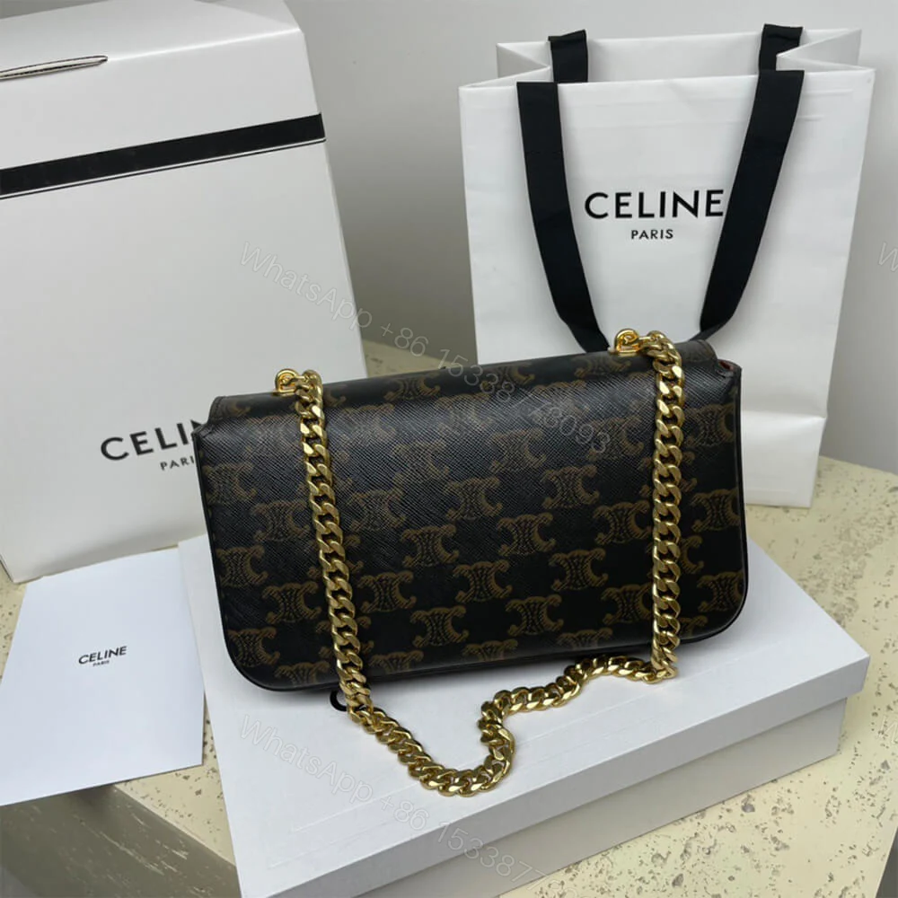 View 4 of CELINE CHAIN SHOULDER BAG CLAUDE (HIGH-END GRADE)