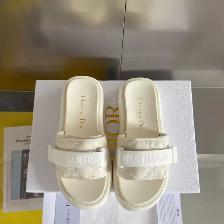 Lux Sandals: Dior Signature Straps, Premium Leather, Lightweight Comfort — view 1